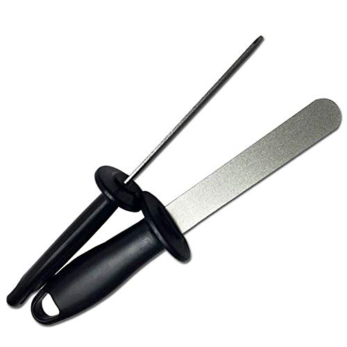 Doubled-sided Diamond Knife Sharpener File for Garden Tools 200# 400# Grit LX-1408 Abrasive Tools