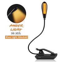 Book Light for Reading in Bed | Clip On Reading Light to Benefit Sleep and Help Eyes | Portable Light for Reading | Book Accessories for Bookworms | Book Light for Kids | Adjustable Book Reading Light