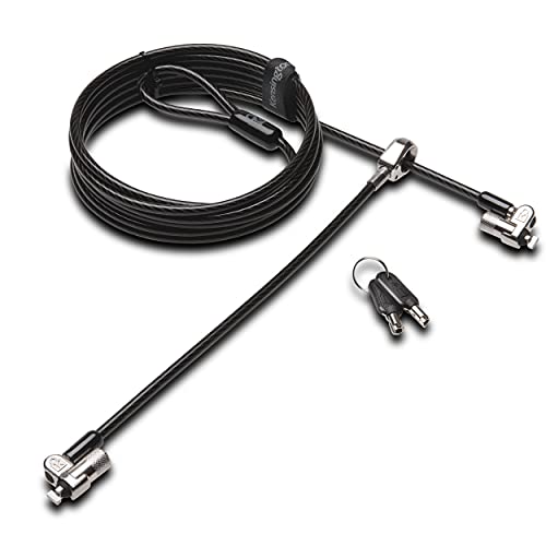 Candado de cable doble con llave MicroSaver 2.0 de Kensington para portátiles y otros dispositivos (K65048WW)