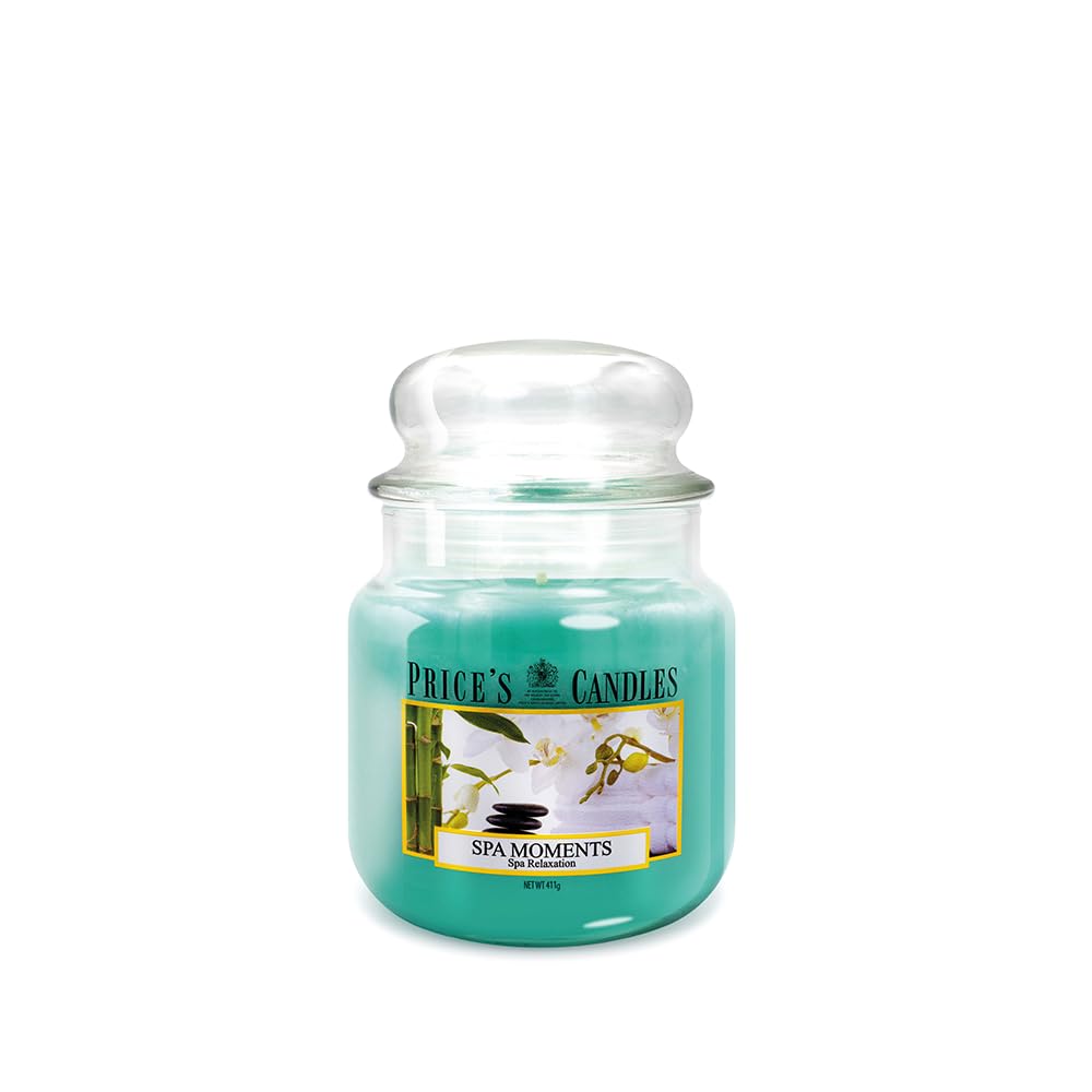 Prices Candles â€“ Giara Media â€“ Giara Media in Glass, Various Fragrances, Weight Net 411g â€“ Autonomy 65-90h