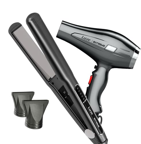 Lizze Kit Plancha para cabello mas secadora extreme