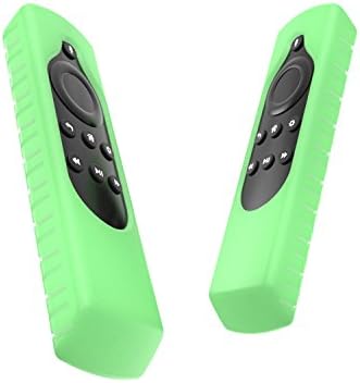 Silicone Case for Alexa Voice Remote for Fire TV and Fire TV Stick All-New Fire TV 4K / 2nd Gen Fire TV Stick Protecter Shock Proof Cover Fluorescent Green