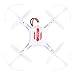 JJR/C H8 Mini Headless Mode 2.4G 4CH 6 Axis RC Quadcopter RTF Aircraft, White, One Size