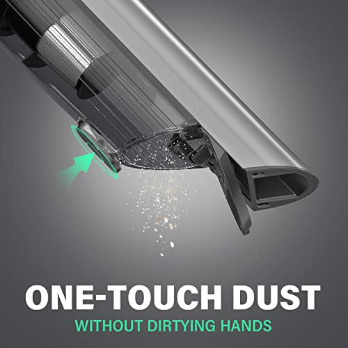 SOYUS Handheld Vacuum Cordless, Rechargeable Car Vacuum Cleaner with Powerful Suction, LED Light, Charging Dock, 1.4 lbs Lightweight Mini Car Vacuum for Car, Home and Pet