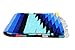 Open Road Goods Mexican Diamond Pattern XL Yoga Blanket - Thick Serape with Stripes - Mint