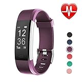 LETSCOM Fitness Tracker HR with Heart Rate Monitor, Activity Tracker Watch with Step Counter, Calorie Counter, Pedometer Watch for Kids Women and Men