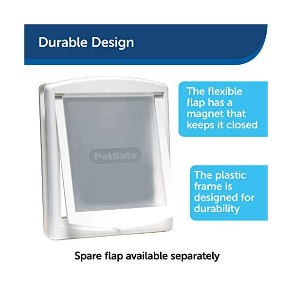 PetSafe-Staywell-Convenient-Original-2-Way-Pet-Door-Fast-Installation-Easy-fitting-2-Way-Locking-Cat-Flap-for-All-Pets--Small-White PetSafe Staywell, Convenient, Original 2 Way Pet Door, Fast Installation, Easy fitting, 2 Way Locking, Cat Flap for All…