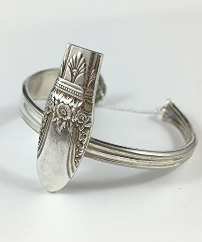 Silver Flower Spoon Bracelet