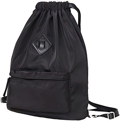 Waterproof Travel Sports Yoga Gym Drawstring Backpack String Bag Training Gymsack Sackpack