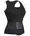 Women Sauna Suit Waist Trainer Vest for Sport Workout Weight Loss Corset with Belt Neoprene Shirt Body Shaper Tank Top