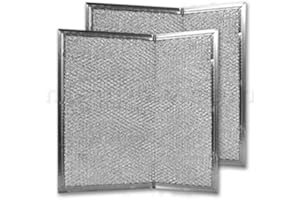 AMERICAN METAL FILTER American Metal RHF1119 Grease Range Hood Filter, 11" X 11-5/8" X 3/32" with bend, Pack of 2