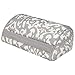 LapGear Designer Tablet Pillow Stand with Phone Pocket - Gray Damask - Fits Most Tablet Devices - Style No. 35514