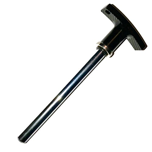 SB Distribution Ltd. Magnetic Steel Pin, Tensile - 3/8" Dia Shaft 4-1/4" Locking Space - w/Deluxe Aluminum T Knob | Universal Weight Stack Pin | Detent Hitch Pin.