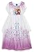 Frozen Anna and Elsa Fantasy Dressy Nightgown Purple/White, Girls Sizes 4-8