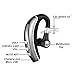 [New Design]Bluetooth Headset,Coolbit V4.1 Wireless Bluetooth Headphone Ear Hooks Business Earphone w/ Noise Cancelling Mic and Mute Switch Earbuds Hands Free Sweat Proof Earpiece for All Smartphones