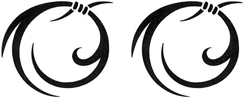 Buy 1 Get 1 Free (2 Black Belly Button Rings Temporary Tattoos) #D496-2 from TattooGirlsRule …