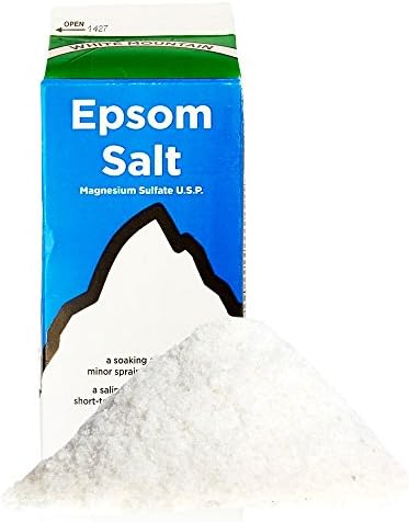 White Mountain Epsom Salt Bulk Pack -- 4 Lbs Total (Foot Soak, Stress Relief)