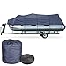 25' 26' 27 28' 600D Trailerable Pontoon Boat Cover