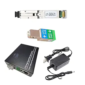 iszo 1Set 2.5G ONU with 2.5G Media Converter, Bridge Mode,2.5G Modem,GPON/EPON/XPON Stick ONU, SC Connector UPC/APC, Support MAC/SN/LOID Modify,DDM PON Module,FTTH Tools
