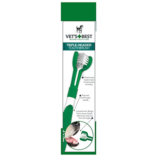 Vet's Best Complete Enzymatic Dental Care Gel & Toothbrush Kit for Dogs