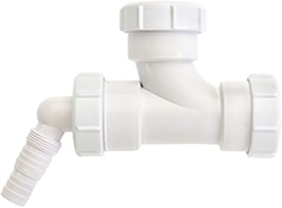 MaKe Washing Machine Outlet Tee 40mm White