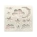 DIY 3D Cake Decorating Mold By TAISI, Stars Clouds Moon Shaped Mould for Baking Pastry Cookie Chocolate Silicone Molds Sugar Craft Cake Decoration Tools