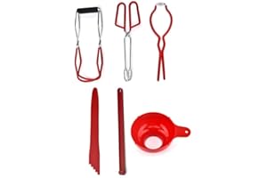 6 Pieces Magnetic Canning Lid Lifter Kit, Canning Jar Lid Lifter, Canning Jar Lifters, Caning Tools Set for Jar Lifter, Canni
