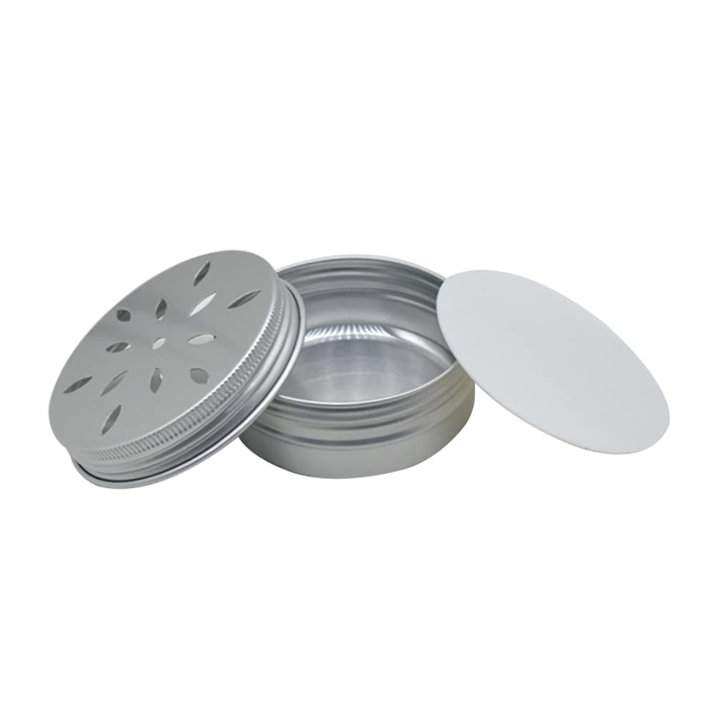 JIHUOO 6 Pcs Empty Dog Scent Work Tins Dog Scent Training Box Dog Nose Work Containers Aluminum Cans Jar for Dog Training