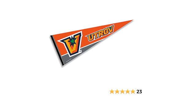 Amazon Com College Flags Banners Co Ut Rio Grande Valley Vaqueros 12 X 30 Pennant Sports Outdoors