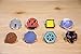 Pokemon Gym Badges Set of 8PCS (Black)