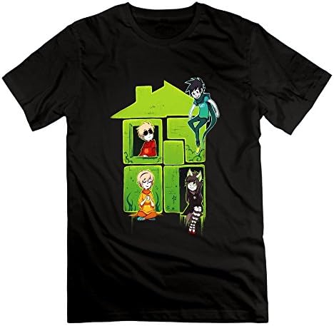 XiangHe Homestuck Logo Men's T-Shirt XX-Large Black Mens