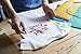 Makerfun Heat Transfer Vinyl, Permanent Adhesive Backed Vinyl Sheets Assorted Colors - 26 Pack of 12 x 10
