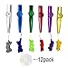 Fartime 6Pcs Metal Kazoos With Lanyards,With 20Pcs Kazoo Flute Diaphragms，Musical Instruments,Good Gift for Kids,A Good Companion for Ukulele, Violin, Guitar,Piano Keyboard.