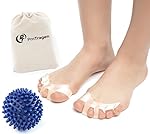 Toe Separators - Yoga Massage Ball - for Bunions, Hammertoe - Foot Pain Relief by ProTragen