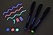 DirectGlow Set of 3 Invisible UV Blacklight Ink Marker Blue Red Yellow primary