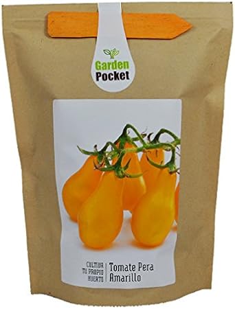 Kit cultivo huerto urbano TOMATE PERA AMARILLO: Amazon.es: Jardín