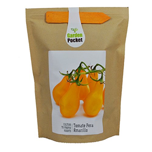 Kit cultivo huerto urbano TOMATE PERA AMARILLO: Amazon.es: Jardín