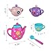 Fajiabao Tea Set Tea Party Pretend Playset for Kids, Teapot Play Set Bath Toy Pretend Play Set Girls Kitchen Toy Teapot Gift for Toddles Kids Children Boys Girls 3 Years Old up