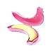 Benran Outdoor Travel Cute Banana Protector Storage Box (Pink, Green, Yellow, Pack of 3)