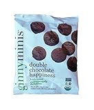 Ginnyminis Organic Gluten-Free Cookie Double Chocolate Happiness - Pack of 10, 1.25 Oz. Ea.