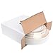 WDF 60PCS Heavyweight White with Gold Rim Wedding Party Plastic Plates,Gold Plastic Plates 30-10.25inch Dinner Plates and 30-7.5inch Salad Plates