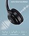 Active Noise Cancelling Headphones, VIPEX Bluetooth Headphones Wireless Headphone Over Ear with Microphone Hi-Fi Sound Deep Bass, Fast Charge, 30 Hours Playtime for Work Travel