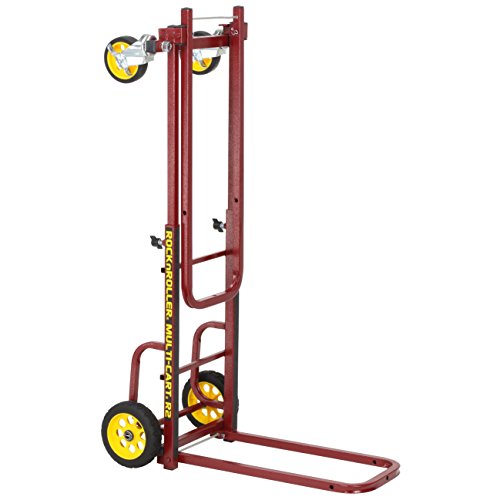 Rock-N-Roller R2RT-RD (Micro) 8-in-1 Folding Multi-Cart/Hand Truck/Dolly/Platform Cart/26" to 39" Telescoping Frame/350 lbs. Load Capacity, Red - Thumbnail 5