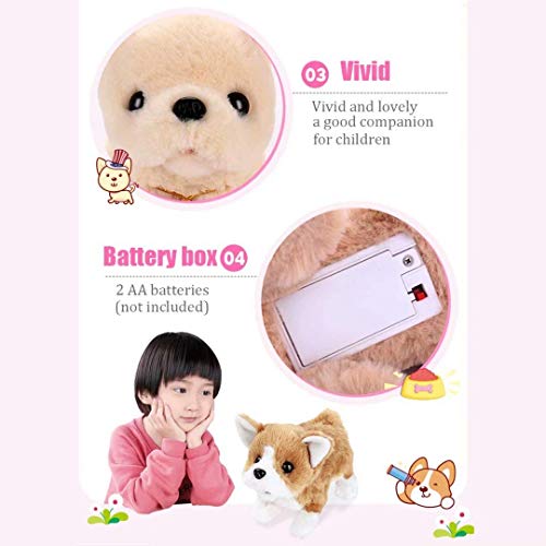 Liberty Imports Plush Golden Retriever Toy Puppy Electronic Interactive