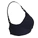 Multitrust Women Hands Free Breastpump Bra Pump&Nurse Nursing Pumping Bra With Soft Pad (L, Black)