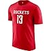 NBA Youth Performance Game Time Team Color Player Name and Number Jersey T-Shirt (Medium 10/12, James Harden)