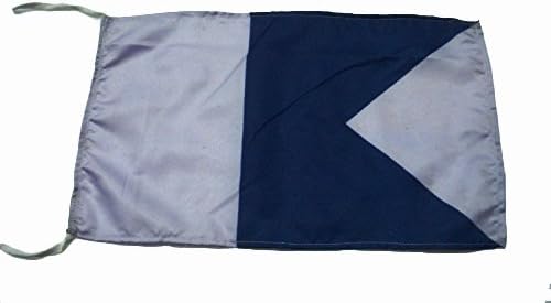 A - International Code Naval Signal Flag - 8" X 13" - Nautical / Boat / Marine (5113)
