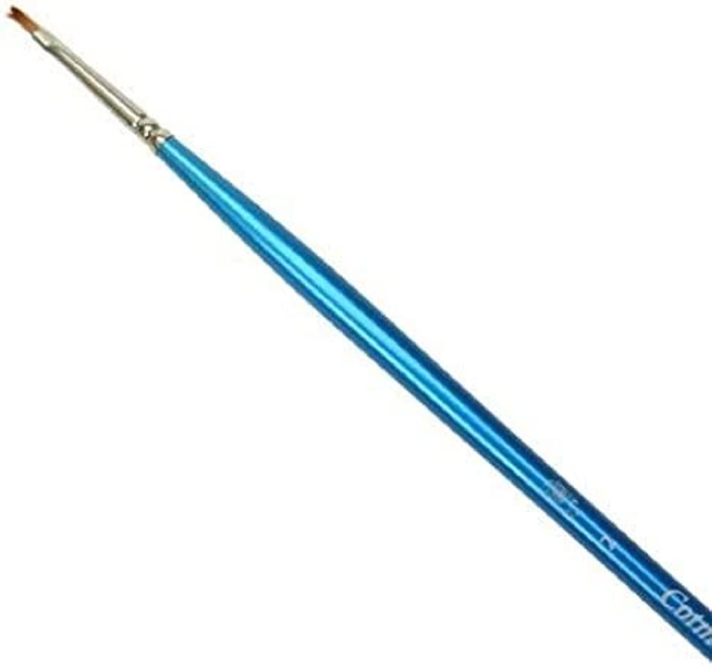 Winsor & Newton Brush, Wood, Transparent, No 2 -. 2.4 mm, flat - brush, long handle