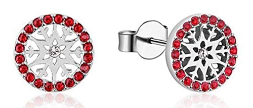 Disney Couture Frozen 2 Swarovski Crystal Birthstone Earrings July