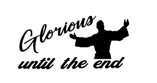 Bobby Roode Glorious Until the End WWE NXT Wrestling Wrestler Vinyl Decal Bumper Computer Sticker Cling
